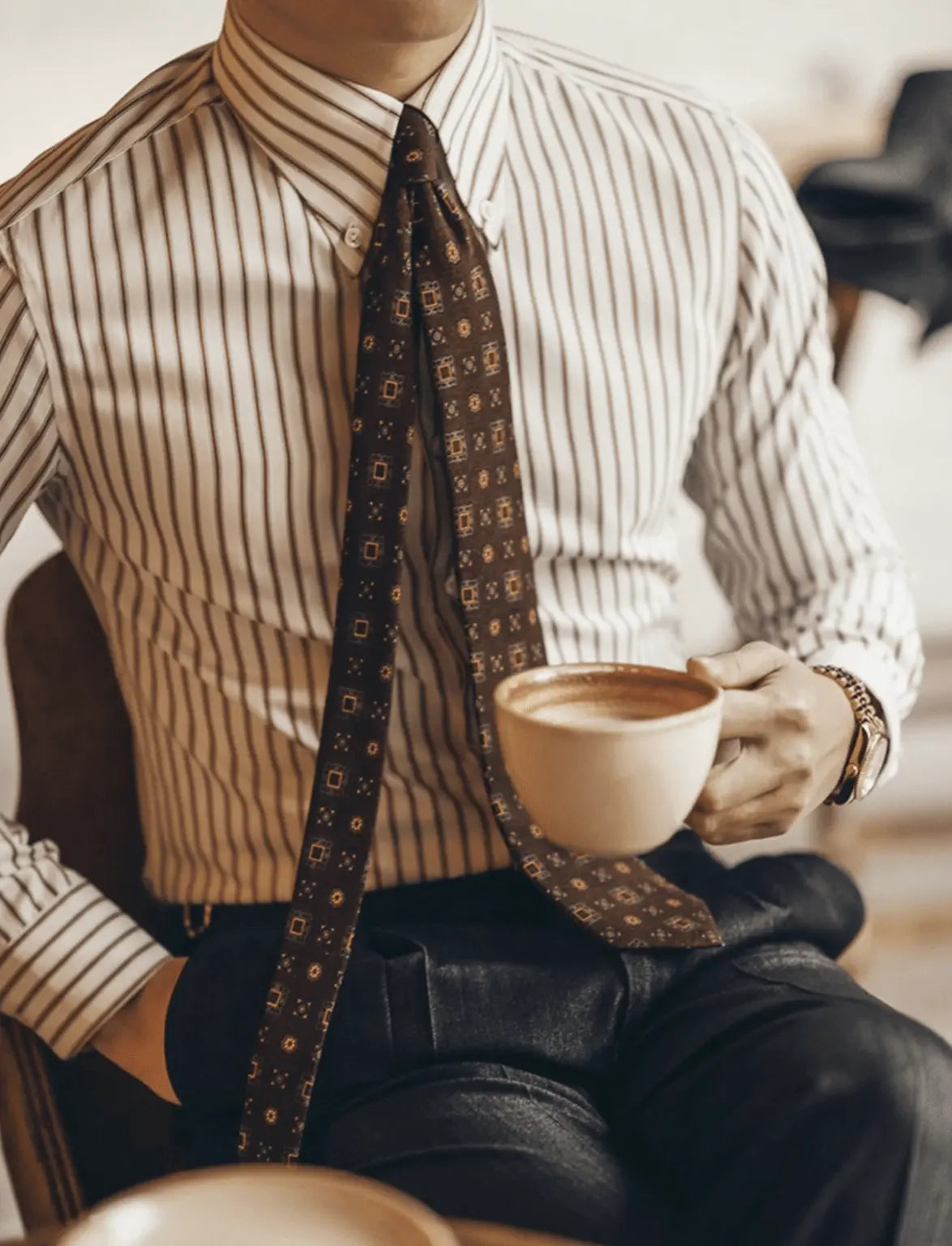 Vanguard Retro Striped Shirt - Arvenis Co.
