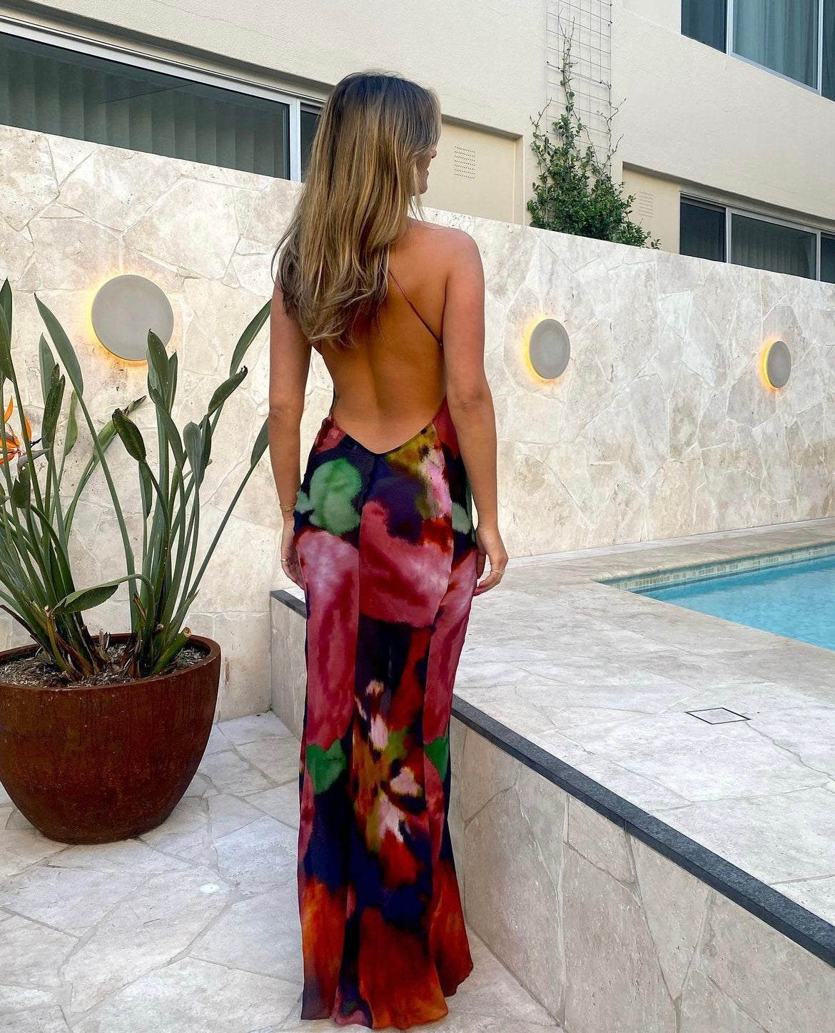 GIA FLORAL SLIP DRESS