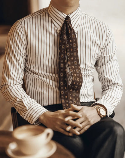 Vanguard Retro Striped Shirt - Arvenis Co.