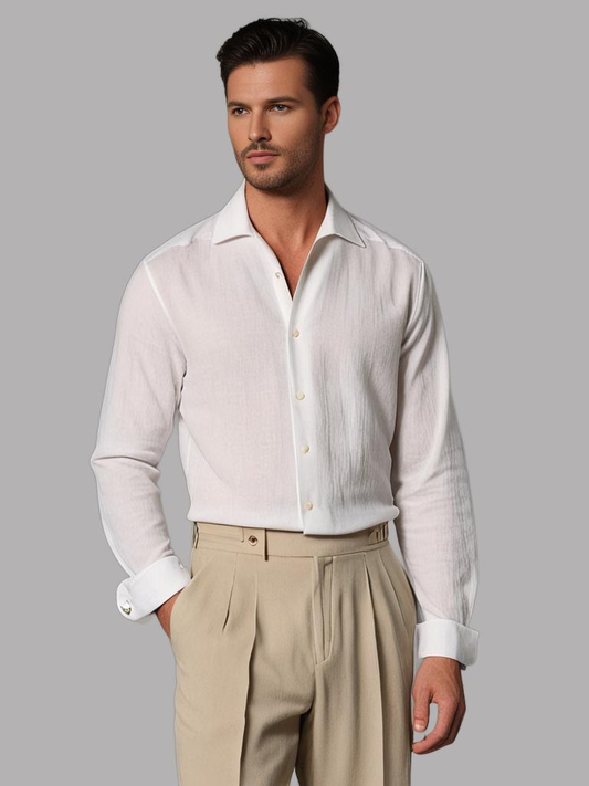 Imperial Silk Long Sleeve Shirt - Arvenis Co.