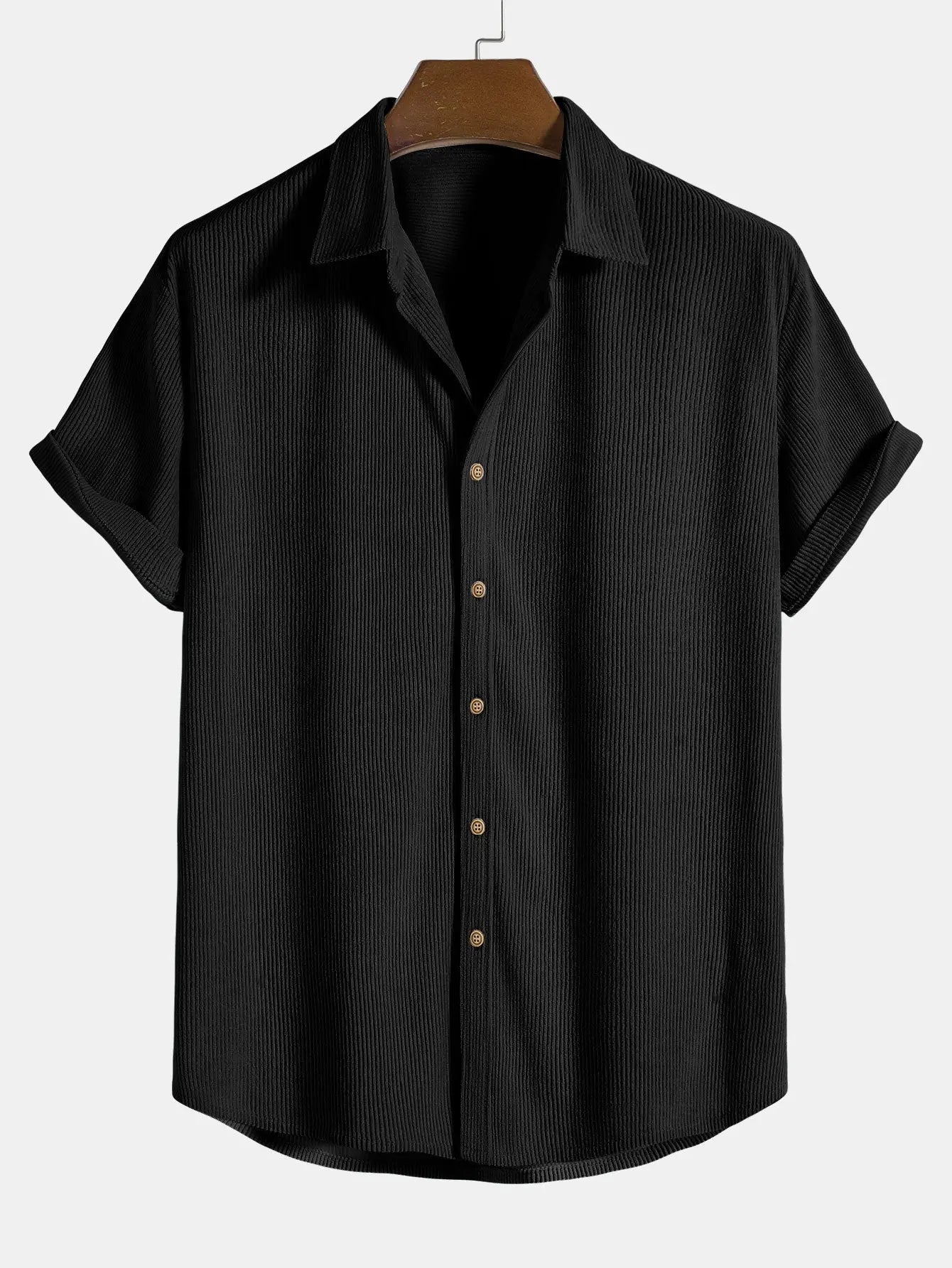 Sleek Corduroy Shirt - Arvenis Co.
