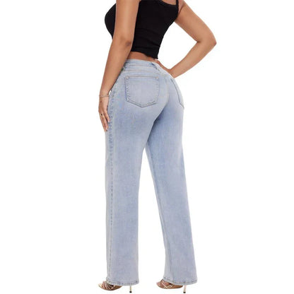 Super stretch hip-lifting comfortable jeans