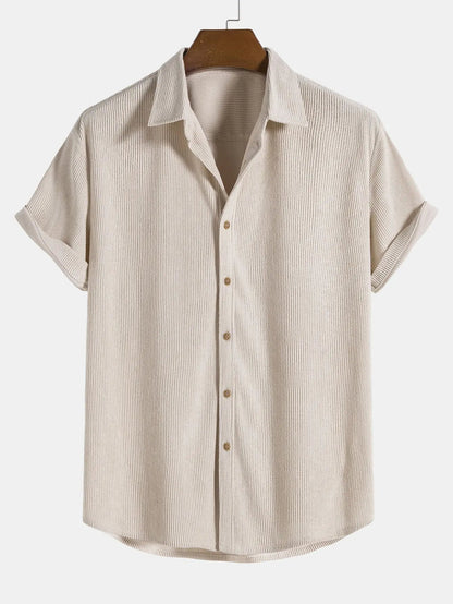 Sleek Corduroy Shirt - Arvenis Co.