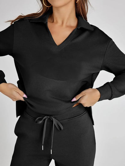 Women's 2 Piece Sets Outfits Casual Long Sleeve Sweatsuits Sets(🔥Same as in the video)