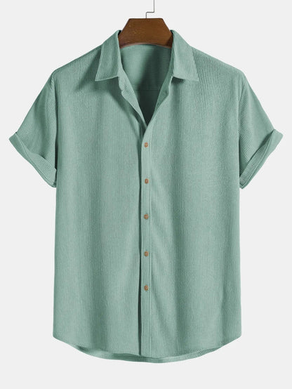 Sleek Corduroy Shirt - Arvenis Co.