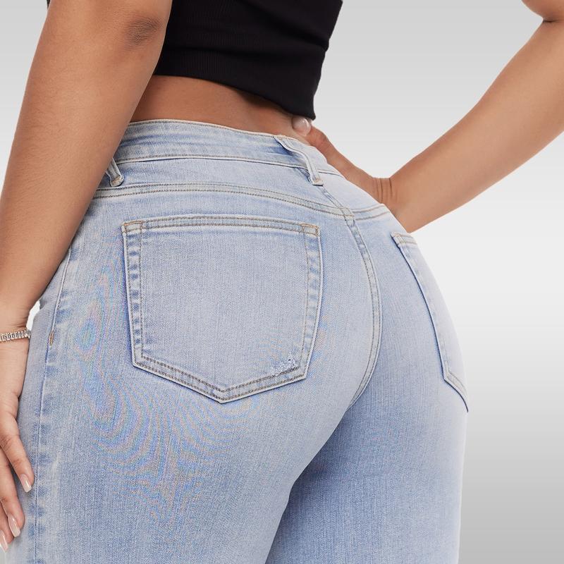 Super stretch hip-lifting comfortable jeans