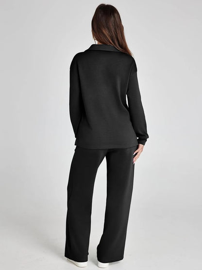 Women's 2 Piece Sets Outfits Casual Long Sleeve Sweatsuits Sets(🔥Same as in the video)