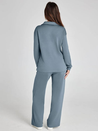 Women's 2 Piece Sets Outfits Casual Long Sleeve Sweatsuits Sets(🔥Same as in the video)