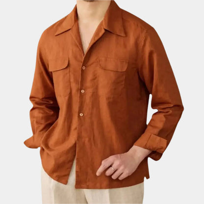 Luxe Elegance Long Sleeve Shirt - Arvenis Co.