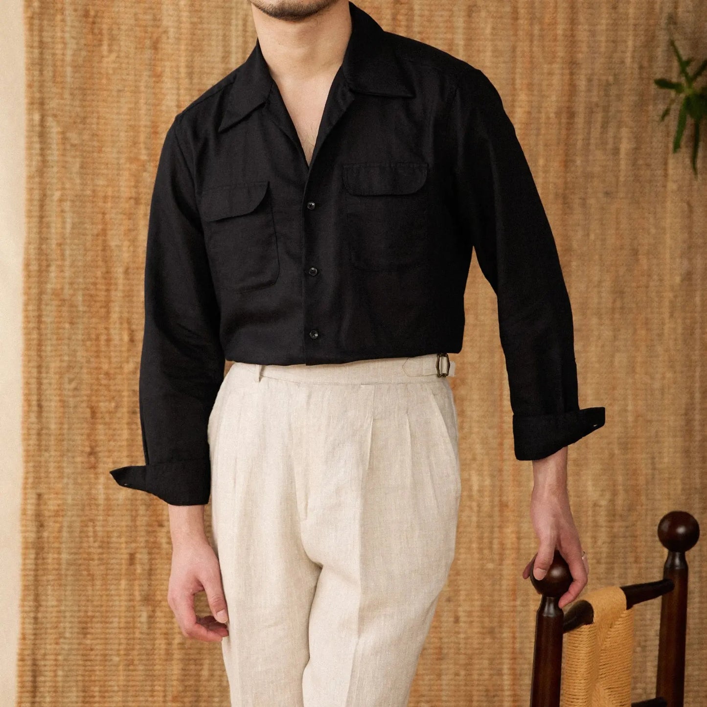 Luxe Elegance Long Sleeve Shirt - Arvenis Co.