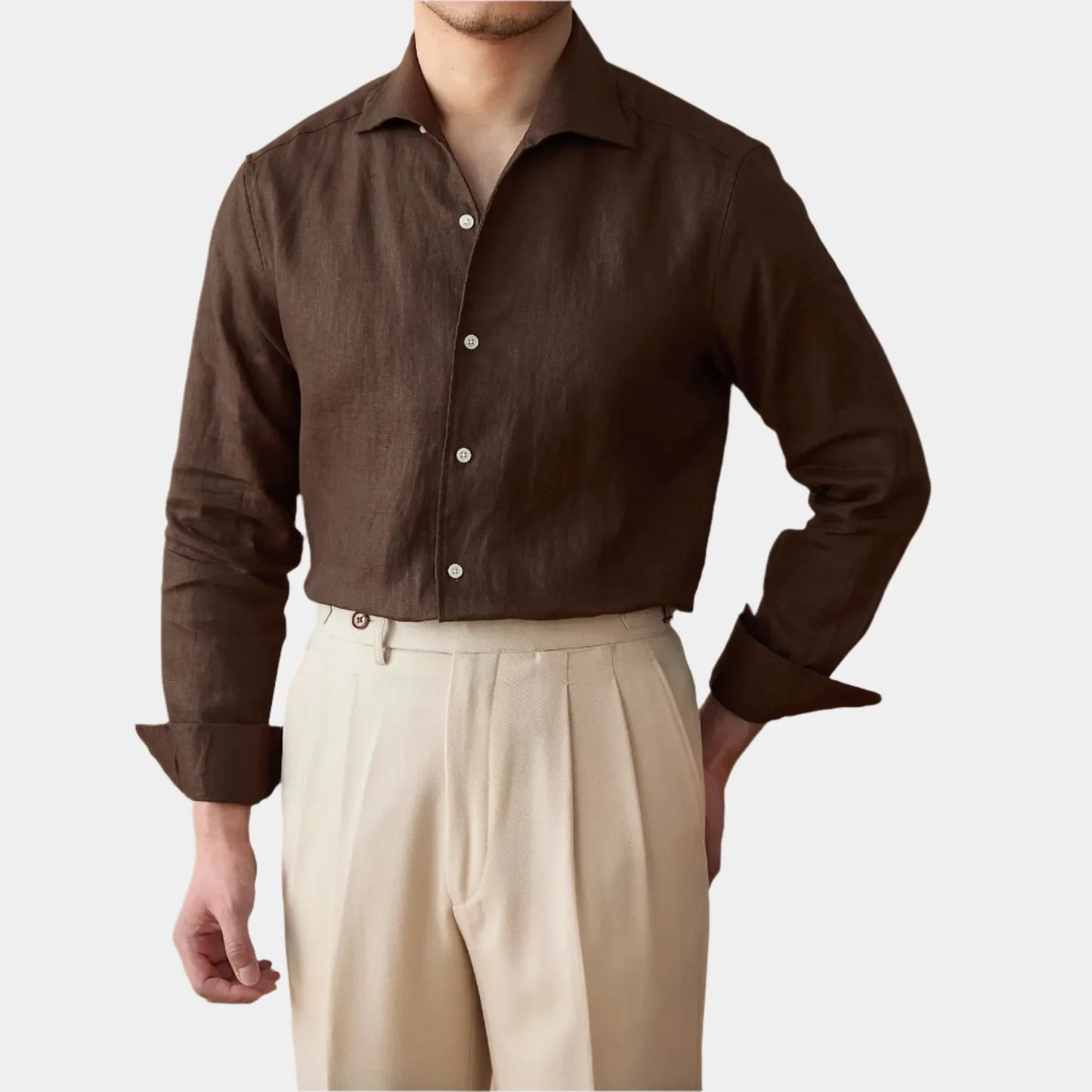 Imperial Silk Long Sleeve Shirt - Arvenis Co.