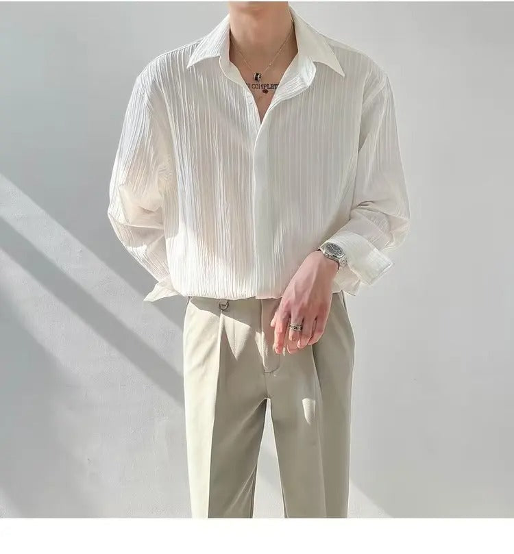 Vintage Long-Sleeved Shirt - Arvenis Co.