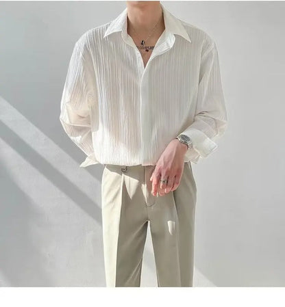 Vintage Long-Sleeved Shirt - Arvenis Co.