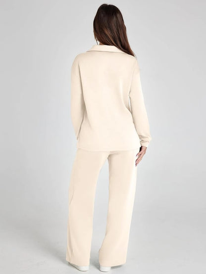Women's 2 Piece Sets Outfits Casual Long Sleeve Sweatsuits Sets(🔥Same as in the video)