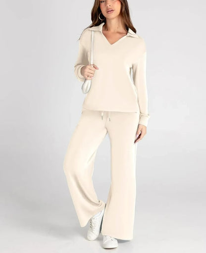 Women's 2 Piece Sets Outfits Casual Long Sleeve Sweatsuits Sets(🔥Same as in the video)