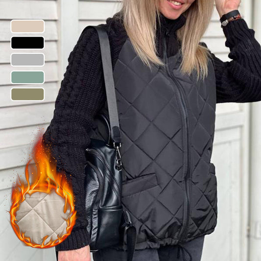 Cozy Patchwork Puffer Jacket