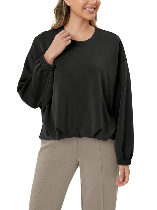 Cozy Bubble Hem Sweater